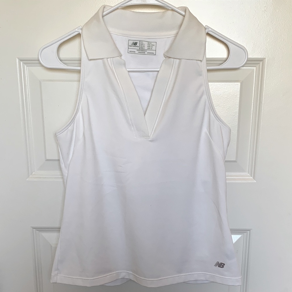 New Balance Women's Classic White Tennis Tank Top